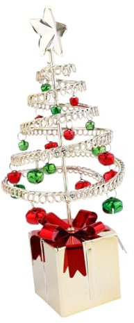 MAGICLULU Ornamento per Albero di Natale in Ferro a Forma di Spirale Scatola in Ferro Decorazione Creativa per Albero