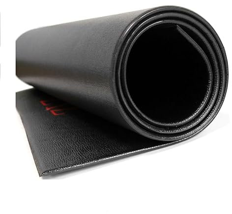 Trainingsmatte für Peloton Original-Fahrräder und stationäre Fahrräder, hochdichte Laufbandmatte für Hartholzböden, Teppichschutz (schwarz, 76,2 x 152,4 cm)