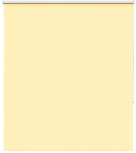 vidaXL Verdunkelungsrollo Gelb 140x130cm Stoffbreite 136,6cm Polyester, Rollo, Klemmfix, Thermorollo, Verdunklungsrollo, Klemmrollo, Fensterrollo