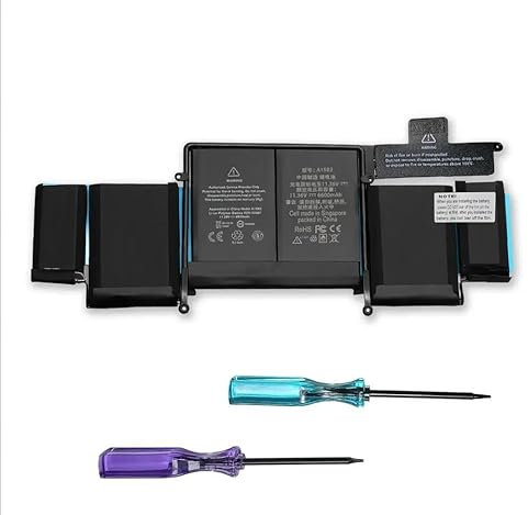 FlyZythrol A1582 A1502 battery compatible with Macbook pro Retina 13 inch A1493 (Late 2013 Mid 2014 and Early 2015) A1502 MF839LL/A MF840MF841LL/A MF842 MGX72LL/A 11.42V