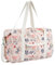 Narwey 20L für Ryanair Handgepäck 40x20x25 & Klein Handgepäck Tasche für Flugzeug - Faltbare Reisetasche Damen & Kliniktasche Geburt Sporttasche Weekender Damen Herren (Beige Flamingo)