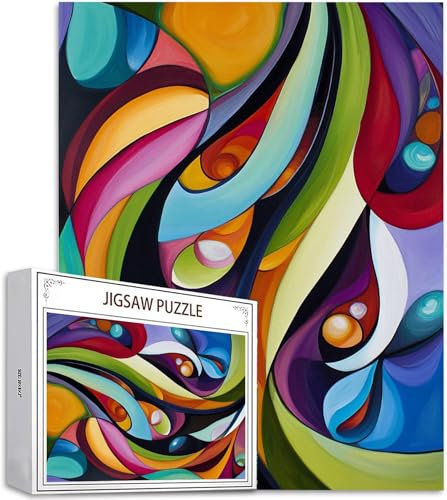 Puzzle Farbe Puzzle 5000 Teile, Holzpuzzle Erwachsene, Mehrfarbig Holzpuzzle, Klassische Puzzles Abstrakt Wooden Jigsaw für Erwachsene Und Kinder 14 Jahren, Geschenke Home Wand Dekor 156x105cm D-518
