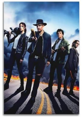 GBHEVEWV Filmposter Zombieland 2, dekoratives Gemälde, Leinwand, Wandposter und Kunstdruck, modernes Familienschlafzimmer, Dekoration, Poster, 20 x 30 cm