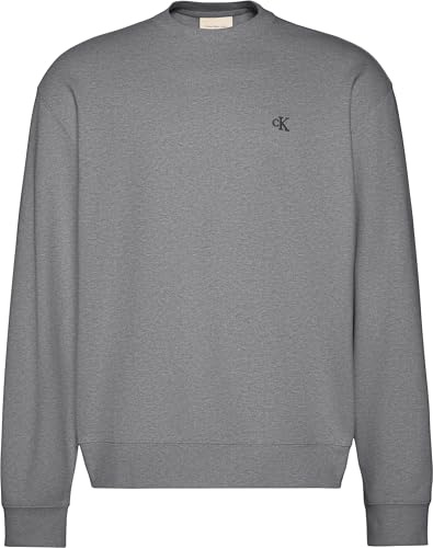 Calvin Klein Herren Ls Eu 350terry Monogram Cn Swtsh Lv04rc296g Sweatshirts (1er Pack)