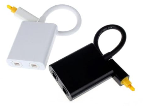POPETPOP Adaptateur Audio Répartiteur Audio avec Sorties Multiples Câble Plaqué pour Connecter HDTV