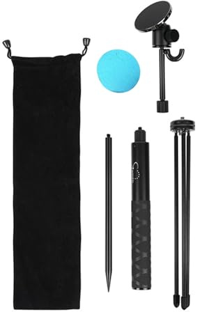 yanwuwa Golfs Phone Holder With Telescoping Poles Portable Golfs Phone Tripod For Action Camera And Smartphones Holder