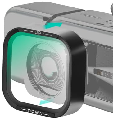 BOTSLAB Zirkularer Polarisationsfilter (CPL) für Frontkamera Nur für Dashcam G980H 4 Kanal oder 3 Kanal, für Dashcam Vorne Innen