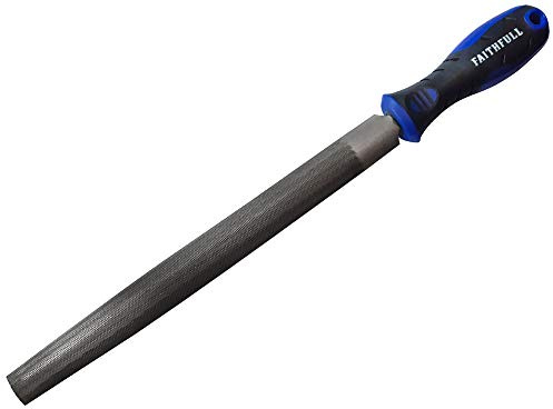 Faithfull FAIFIHRSC10 Engineers File Half Round Second Cut 250mm (10in)