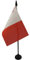 AZ FLAG - Tischflagge Malta - 15x10 cm - Republik Malta Tischfahne 10 x 15 Cm - Flaggen