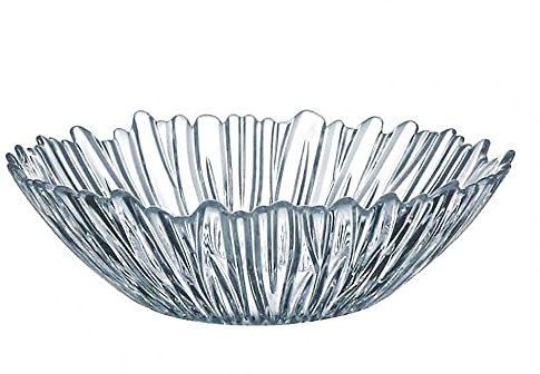 Pasabahce 10513 Aurora-Centro de Mesa de Cristal, Redondo, 30 cm
