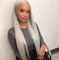 Long Wavy Ombre Lace Front Wig Lady Synthetic Dark Gray Wig Daily and Party Mixed Color Bleached Blonde Synthetic Lace Front Wig 180% Density Light Blonde Long Straight Hair Wig Female Role Playing