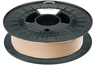 NuNus PLA Holz Filament 1,75mm 0,5kg Made in Europe Premium Qualität in verschiedenen Farben Rolle PLA 1,75mm 0,5kg für 3D Drucker, 3D Stift alle gängigen 3D Druckern (Wood)