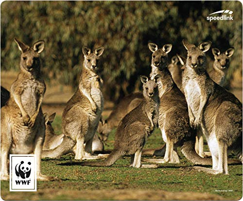 Speedlink TERRA WWF Mousepad - recyceltes Mauspad aus strapazierfähigem Material, Känguru