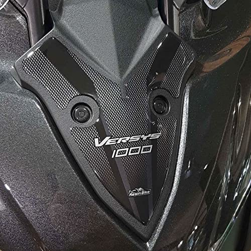 Resin Bike Aufkleber für Motorrad Kompatibel mit Kawasaki Versys 1000 Grand Tour 2017-2025. Frontschutzgitter vor Stößen und Kratzern. 3D-Harzklebstoff – Stickers - Made in Italy