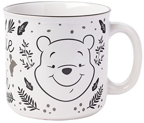 Silver Buffalo Disney Winnie Puuh Tasse mit Herbstblättern, Keramik, Camper, 590 ml