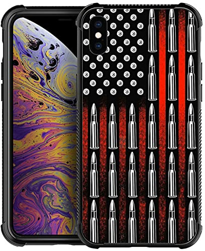 Yesad Compatibile con custodia per iPhone XR, cover posteriore in morbido TPU antiurto in vetro temperato per Apple iPhone XR