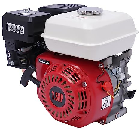 7.5 PS Benzinmotor | Go Kart mit Motor Benzin 4 Takt | Geringer Kraftstoffverbrauch | Robuster 4-Takt-Motor