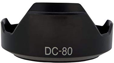 Braleto DC-80 Gegenlichtblende für Canon PowerShot G1X Mark II LH-DC80 Objektiv Streulichtblende Kameraobjektiv-Zubehör schützt das Objektiv und verhindert Reflexion