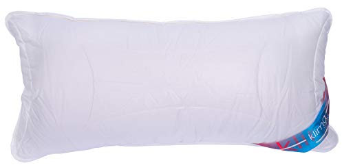Traumschloss Kopfkissen Klima Control Faserkissen 40x80cm | einzigartiger Bezugsstoff | Outlast® Fasern | Bezug aus 52% Baumwolle & 48% Tencel | versteppt mit 50% Outlast, 40% HCS und 10%Lyocell