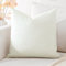 Artscope Samt Kissenbezug Kissenhülle Dekorative Dekokissen Sofakissen Lendenkissen Wurfkissenbezug Sofa Schlafzimmer 60x60cm Cremeweiß