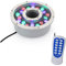 Lampe sous-Marine LED pour Piscine – Lampe Submersible pour Fontaine à LED, 12/24 V avec télécommande RF, Spot encastrable, étanche IP68, en Acier Inoxydable, pour Jardin, Bassin, Piscine, terrasse