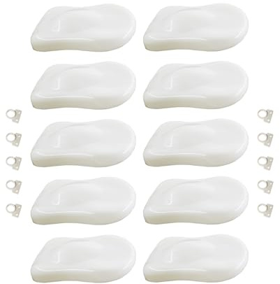 10Pack Speed Shape Display Show ABS Plastic Car Model Painting | Wrapping Vinyl Film Sample Exhibition Display White