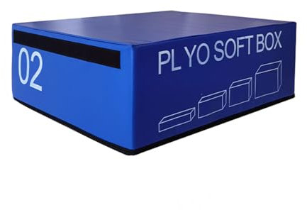 ZHWFDC Bōx-Springen, Soft-Schaum-verstärktes Bōx-Springen, Plyo-Trainingsbōx-Springen, stapelbare Bōx-Springen, verwendet für Sprungtraining, Drucktraining und körperliches Training (90 * 75 * 30cm)