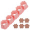 Ausstechformen, Kunststoff Mini Ausstechformen Brotdose Cracker Ausstecher Keksausstecher Stempel zum Backen Schokolade Einschließlich 5pcs Hohlräume (Hund Pfote Form)
