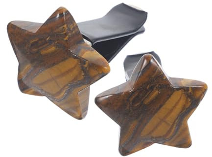 COSMEVIVI 2stücke Auto Lüftungsclips Natürlichem Dekorative Sternen-mond-designs Für Auto-innenräume Langlebige Und Stilvolle Lüftungsclip-dekorationen Für Fahrzeug