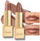 OULAC Nude Feuchtigkeits Glanz Lippenstift, Diamant-Reflexion Partikeloberfläche, Feuchtigkeitsspendende Formel, Feuchtigkeit und Glanz für die Lippen,Vegan und Glutenfrei