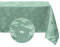 Romanstile Tischdecke abwaschbar 140x240 Mint Grün Frühling rechteckig Luxuriös Blätter Damast Muster wasserabweisend Tischtuch Table Cloth für Geburtstag,Ostern,Spring,Outdoor,Garten,Balkon
