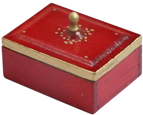 Toyvian Mini Di Scatola Da Cucito - Set Di Mobili Per Casa Delle Bambole Realistico Per Bambini