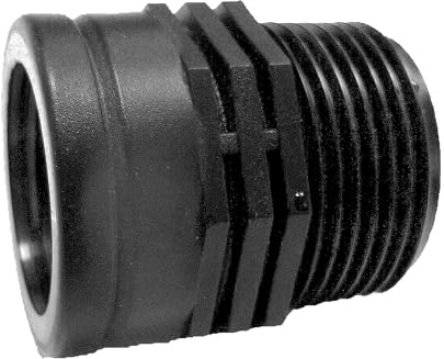 S&M 725494 – Riduzione maschio-femmina 1 ½ x 1 ¼ in polietilene | Racorello riduttore con filettatura da un pollice e mezzo (maschio) e un quarto (femmina) | Resistente e con misure standard