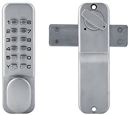 Digitale Nation, 1 11-stelliges Nocken-Türschloss aus Zinklegierung, Codierter Schrank, Rostfreies Lockey-Schloss, Praktische Passwort-Sicherheit, Stahl, E-IC für und