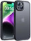 TOCOL für iPhone 14 Hülle, Vollständiger Kameraschutz Stoßfest Kratzfest Handyhülle für iPhone 14 Case, Schwarz