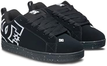DC Shoes Herren Court Graffik Sneaker, Black/Black/Recycled, 43 EU