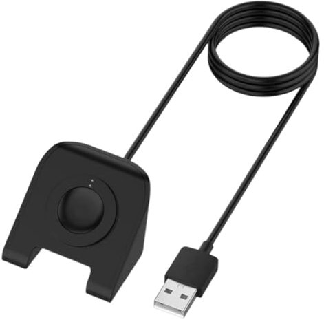 HOMOCONO USB Ladegerät für Fossil Gen Gen Smartwatch Robuste Ladestation aus TPE für Sicheres Laden Kompaktes Design für Reisen Kompatibel mit USB Fähigen Geräten