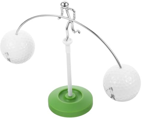 Toyvian Décoration de Bureau Équilibrée de Balancement Physique pour Maison et Bureau Éducation et Décoration Gadget Stress Ornement Moderne Blanc
