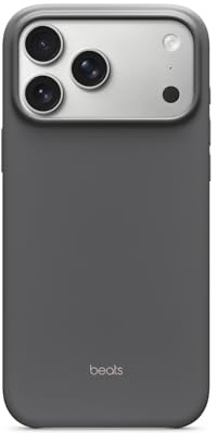 Beats iPhone 17 Pro Max Case with MagSafe & Camera Control, Matte Finish, Microfibre Lining – Granite Grey