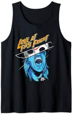Friday The 13th Love at First Fright Valentine's Day Tank Top