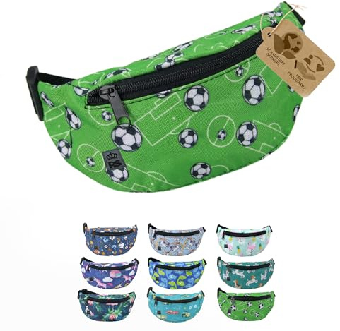Bauchtasche Hüfttasche Gürteltasche für Kinder 3-7 Jahre - Kindergürteltasche mit verstellbarem Hüftgurt - leicht kompakt, abwaschbares Robustes Material (Modell 5)