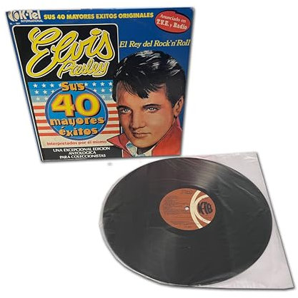 10 Fundas Interiores Redondas para Discos DE Vinilo LP (Los Discos Grandes) - Marca Cuidatumusica - / Ref.4156