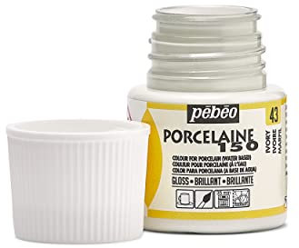 Pebeo Porcelaine 150 Porzellanfarbe, 45 ml, Elfenbein