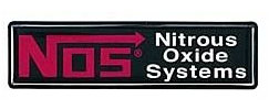 NOS 19205 Racing Aufkleber Logo, grün, 10,2 x 10,2 cm