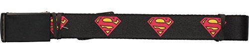Buckle-Down Herren Web Belt 1.25 Gürtel, Superman/Wb-bk-1.25-wsm010, Einheitsgröße