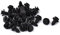 sourcing map 9mm x 18mm x 16mm plastique Aile voiture clou rivet clip retenue 30pcs