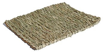 Rosewood Naturals Chill 'n' Scratch Mat XL, Small Animal Bed, Shelf Liner and Chew Toy, Natural Materials Hand Woven for Rabbits, Guinea Pigs, Ferrets, Chinchillas, Degus and Rats, 38.5cm x 29cm