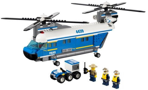LEGO City - 4439 - Jeu de Construction - L'Hélicoptère de Transport
