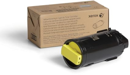 Xerox Genuine VersaLink C500 / C505 Yellow Extra High Capacity Toner Cartridge (9,000 pages) - 106R03875