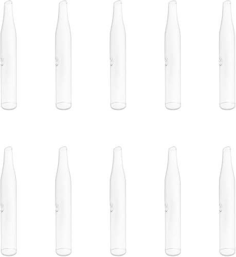 Elitzia Four Types of Acne Blackhead Absorbing Glass Tube Types Multiple Use Electrotherapy Beauty Machine Accessories Set of Ten of The Same Type ETD215SA (Erect)